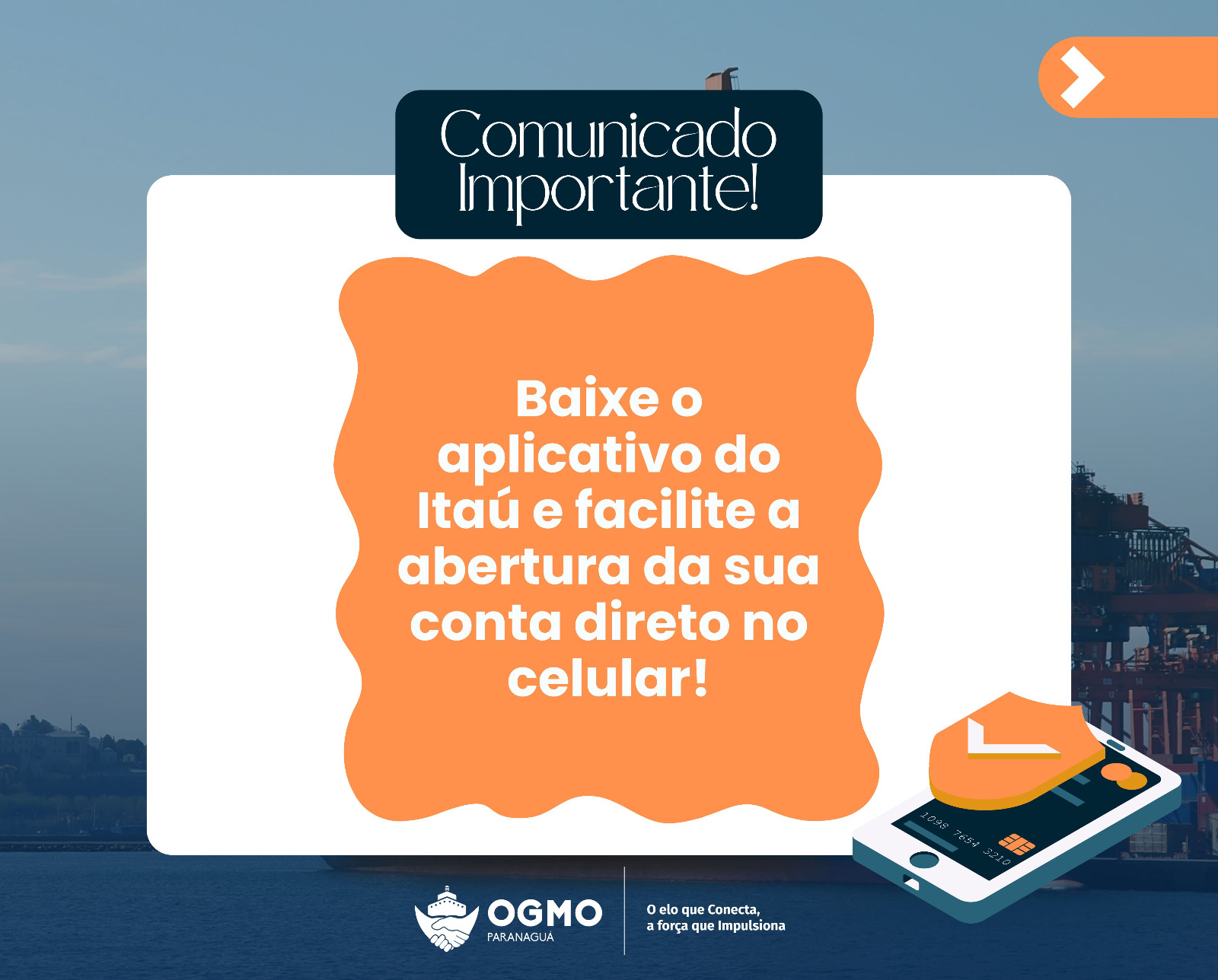 Baixe o App do Banco Itaú! Disponível na Google Play e na App Store